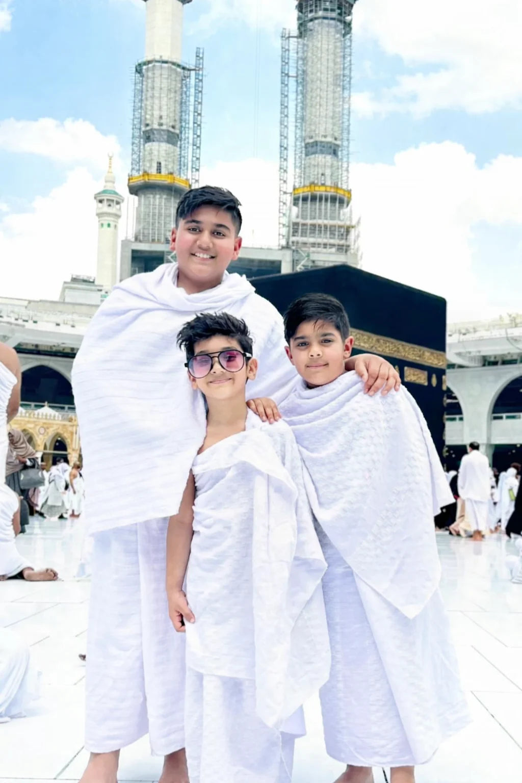 Kids unstitched Ehraam (40x80)