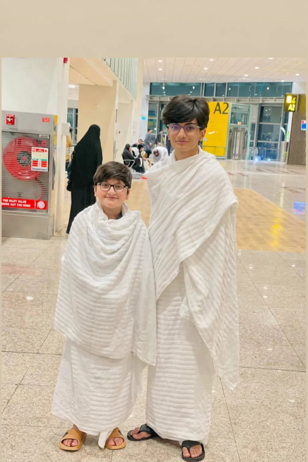 Kids unstitched Ehraam (30x60)