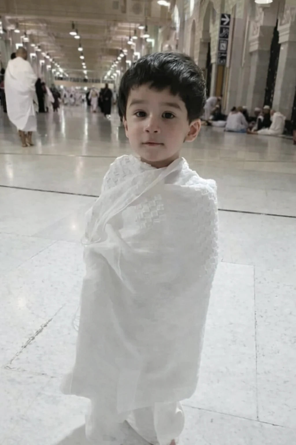 Kids unstitched Ehraam (25x50)