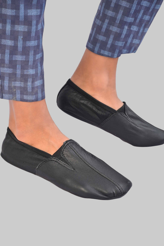 leather half socks