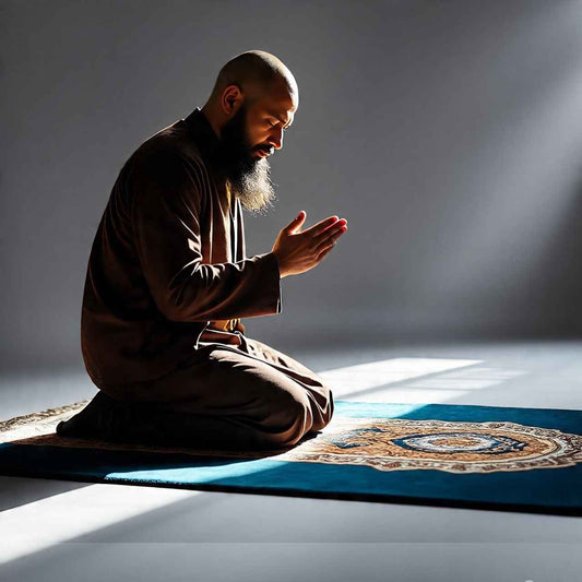 Premium Velvet Jae Namaz - Velvet Prayer Mat